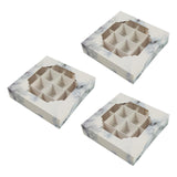 Maxbell Paper Chocolate Packaging Box Cookie Boxes for Celebration Birthday Carnival Marble