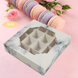 Maxbell Paper Chocolate Packaging Box Cookie Boxes for Celebration Birthday Carnival Marble