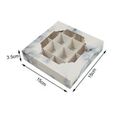 Maxbell Paper Chocolate Packaging Box Cookie Boxes for Celebration Birthday Carnival Marble