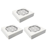 Maxbell Paper Chocolate Packaging Box Cookie Boxes for Celebration Birthday Carnival White