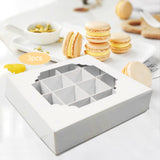 Maxbell Paper Chocolate Packaging Box Cookie Boxes for Celebration Birthday Carnival White