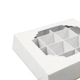 Maxbell Paper Chocolate Packaging Box Cookie Boxes for Celebration Birthday Carnival White