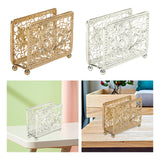Maxbell Creative Tabletop Napkin Holder Tissue Holder for Dining Table Decoration Aureate