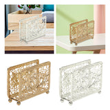 Maxbell Creative Tabletop Napkin Holder Tissue Holder for Dining Table Decoration Aureate