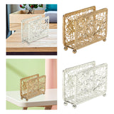 Maxbell Creative Tabletop Napkin Holder Tissue Holder for Dining Table Decoration Aureate