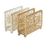 Maxbell Creative Tabletop Napkin Holder Tissue Holder for Dining Table Decoration Aureate