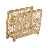 Maxbell Creative Tabletop Napkin Holder Tissue Holder for Dining Table Decoration Aureate