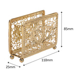 Maxbell Creative Tabletop Napkin Holder Tissue Holder for Dining Table Decoration Aureate