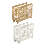 Maxbell Creative Tabletop Napkin Holder Tissue Holder for Dining Table Decoration Aureate
