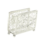 Maxbell Creative Tabletop Napkin Holder Tissue Holder for Dining Table Decoration Argent