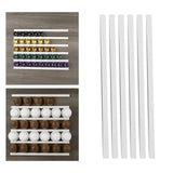 Maxbell Wall Mount Coffee Pod Holder Organizer for Countertop Coffee White