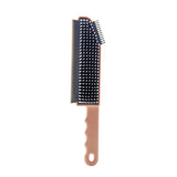 Maxbell Multifunctional Cleaning Brush Durable Shower for Countertop Home Corner Pink
