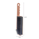 Maxbell Multifunctional Cleaning Brush Durable Shower for Countertop Home Corner Pink