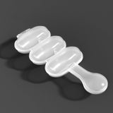 Maxbell Rice Balls Shaker DIY Sushi Decor Food Grade for Camping Home Outing White