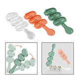 Maxbell Rice Balls Shaker DIY Sushi Decor Food Grade for Camping Home Outing White