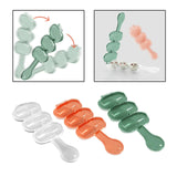 Maxbell Rice Balls Shaker DIY Sushi Decor Food Grade for Camping Home Outing White