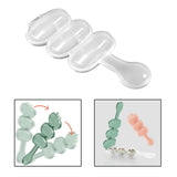 Maxbell Rice Balls Shaker DIY Sushi Decor Food Grade for Camping Home Outing White