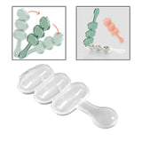 Maxbell Rice Balls Shaker DIY Sushi Decor Food Grade for Camping Home Outing White