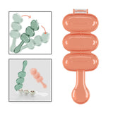 Maxbell Rice Balls Shaker DIY Sushi Decor Food Grade for Camping Home Outing Red