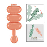 Maxbell Rice Balls Shaker DIY Sushi Decor Food Grade for Camping Home Outing Red