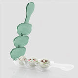 Maxbell Rice Balls Shaker DIY Sushi Decor Food Grade for Camping Home Outing Green