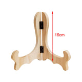 Maxbell Easel Plate Display Photo Holder Stand for Picture Frames Photo Easel Decor Beige