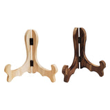 Maxbell Easel Plate Display Photo Holder Stand for Picture Frames Photo Easel Decor Beige