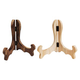 Maxbell Easel Plate Display Photo Holder Stand for Picture Frames Photo Easel Decor Beige