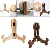 Maxbell Easel Plate Display Photo Holder Stand for Picture Frames Photo Easel Decor Beige