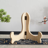 Maxbell Easel Plate Display Photo Holder Stand for Picture Frames Photo Easel Decor Beige