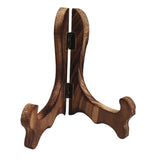 Maxbell Easel Plate Display Photo Holder Stand for Picture Frames Photo Easel Decor Brown