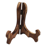 Maxbell Easel Plate Display Photo Holder Stand for Picture Frames Photo Easel Decor Brown