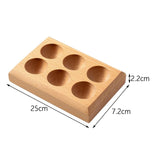 Maxbell Multi Grid Egg Holder Portable Double Row for Fridge Refrigerator Household 6 Hole