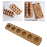 Maxbell Multi Grid Egg Holder Portable Double Row for Fridge Refrigerator Household 6 Hole