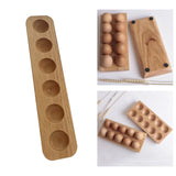 Maxbell Multi Grid Egg Holder Portable Double Row for Fridge Refrigerator Household 6 Hole