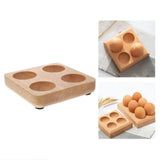 Maxbell Multi Grid Egg Holder Portable Double Row for Fridge Refrigerator Household 6 Hole