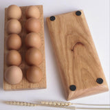 Maxbell Multi Grid Egg Holder Portable Double Row for Fridge Refrigerator Household 10 Slot