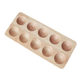 Maxbell Multi Grid Egg Holder Portable Double Row for Fridge Refrigerator Household 10 Slot