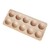 Maxbell Multi Grid Egg Holder Portable Double Row for Fridge Refrigerator Household 10 Slot