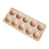 Maxbell Multi Grid Egg Holder Portable Double Row for Fridge Refrigerator Household 10 Slot