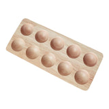 Maxbell Multi Grid Egg Holder Portable Double Row for Fridge Refrigerator Household 10 Slot