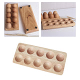 Maxbell Multi Grid Egg Holder Portable Double Row for Fridge Refrigerator Household 10 Slot