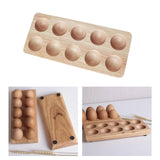 Maxbell Multi Grid Egg Holder Portable Double Row for Fridge Refrigerator Household 10 Slot