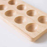 Maxbell Multi Grid Egg Holder Portable Double Row for Fridge Refrigerator Household 12 Hole