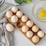 Maxbell Multi Grid Egg Holder Portable Double Row for Fridge Refrigerator Household 12 Hole