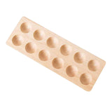 Maxbell Multi Grid Egg Holder Portable Double Row for Fridge Refrigerator Household 12 Hole