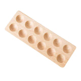 Maxbell Multi Grid Egg Holder Portable Double Row for Fridge Refrigerator Household 12 Hole