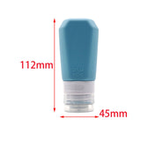 Maxbell Silicone Travel Bottle Leakproof Squeezable Portable for Soap Lotion Shampoo 4Pcs