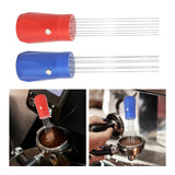 Maxbell Stainless Steel Coffee Stirrer Coffee Stirring Tool for Coffee Shop Hotel Red