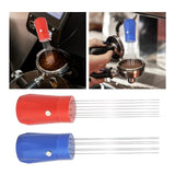 Maxbell Stainless Steel Coffee Stirrer Coffee Stirring Tool for Coffee Shop Hotel Red